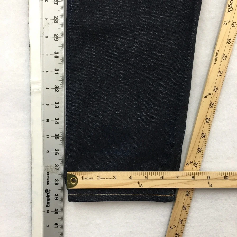 Tellason White Oak Cone Denim Selvedge Jeans Mens 33 Indigo Made in USA (FLAWS)